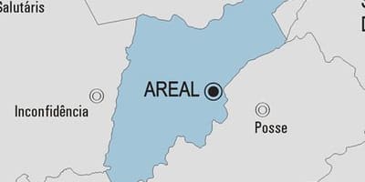 Harta e komunës Areal