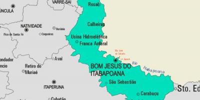 Harta e Bom Jezusi Itabapoana komunës