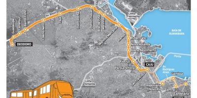 Harta e BRT TransBrasil