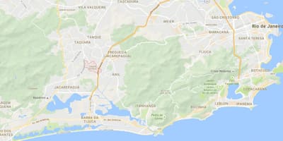 Harta e favela Cidade de Deus