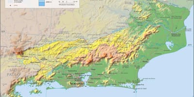 Harta gjeografike e Rio de Janeiro