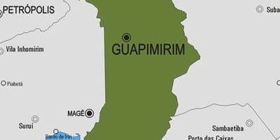 Harta e komunës Guapimirim