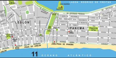 Harta e Ipanema beach