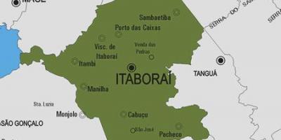 Harta e komunës Itaboraí