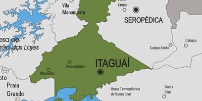 Harta e komunës Itaguaí
