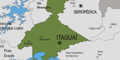 Harta e komunës Itaguaí