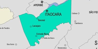 Harta e komunës Itaocara