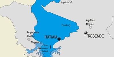 Harta e komunës Itatiaia