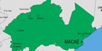Harta e komunës Macaé