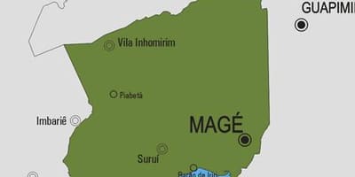 Harta e komunës Magé
