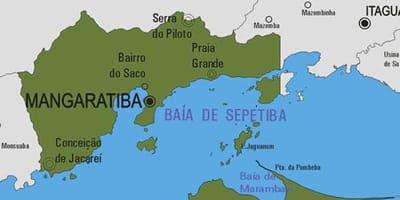 Harta e komunës Mangaratiba