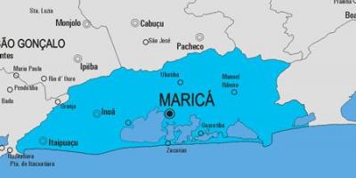 Harta e komunës Maricá