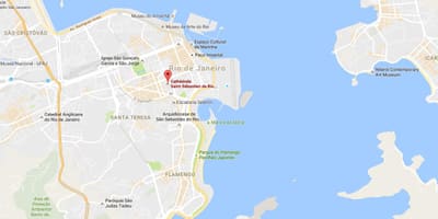 Harta e Metropolitan Katedralen e Shën Sebastian