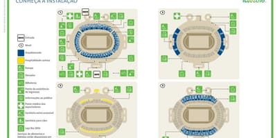 Harta e stadiumit olympique rio de janeiro