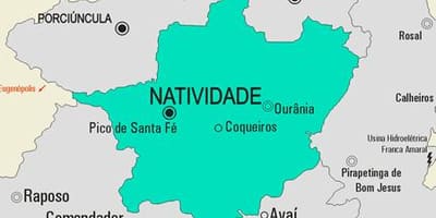 Harta e komunës Natividade