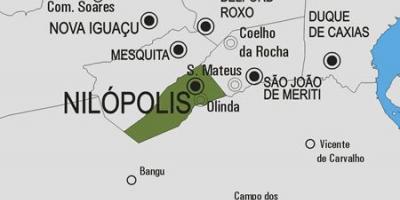 Harta e komunës Nilópolis