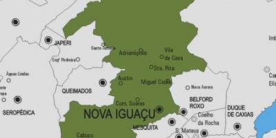Harta e Nova do iguaçu komunës