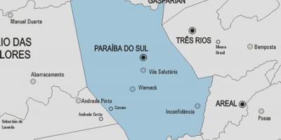 Harta e Paraíba a Sul komunës