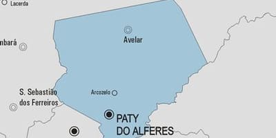 Harta e Paty a Alferes komunës