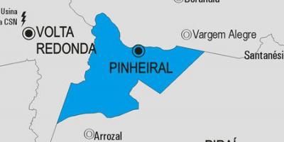 Harta e komunës Pinheiral