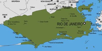 Harta e Rio Bonito komunës