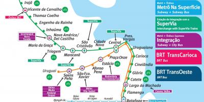 Harta e Rio de Janeiro metro