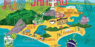 Harta e Rio de Janeiro sfond