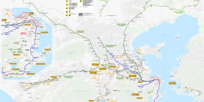 Harta e Rio de Janeiro transportit