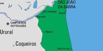 Harta e São João Barra da komunës