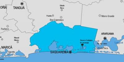 Harta e komunës Saquarema