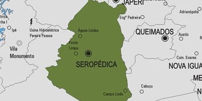 Harta e komunës Seropédica