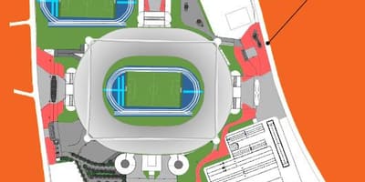 Harta e stadiumit Engenhão