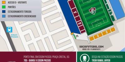 Harta e stadiumit Giulite Coutinho