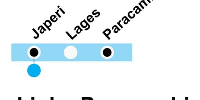 Harta e SuperVia - Line Paracambi