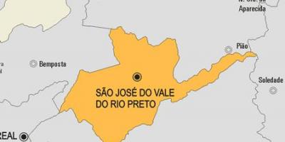 Harta e São José a Vale të bëjë Rio Preto komunës