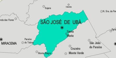 Harta e São José de Ubá komunës