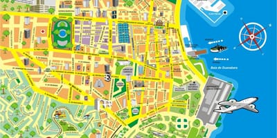 Harta e tërheqjet në Rio de Janeiro